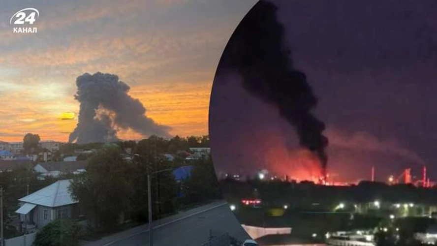 Що відомо про нічну атаку на Самарську область: палаючий НПЗ і склад OZON та реакція місцевої влади