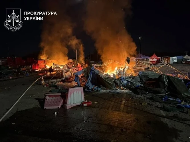 Ринок «Столичний» після атаки 27 вересня: хронологія наслідків на Київщині