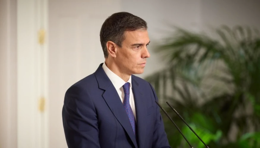 Прем'єр-міністр Іспанії Педро Санчес під час виступу на Генеральній Асамблеї ООН у Нью-Йорку