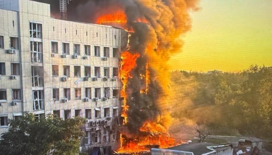 У Павлограді 1 жовтня ДТЕК оприлюднив дані про удар по адмінбудівлі