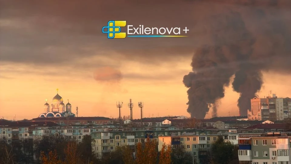 Пожежа на Новокуйбишевському нафтопереробному заводі в Самарській області Росії